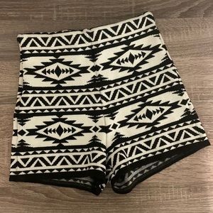 High Rise Knit Shorts